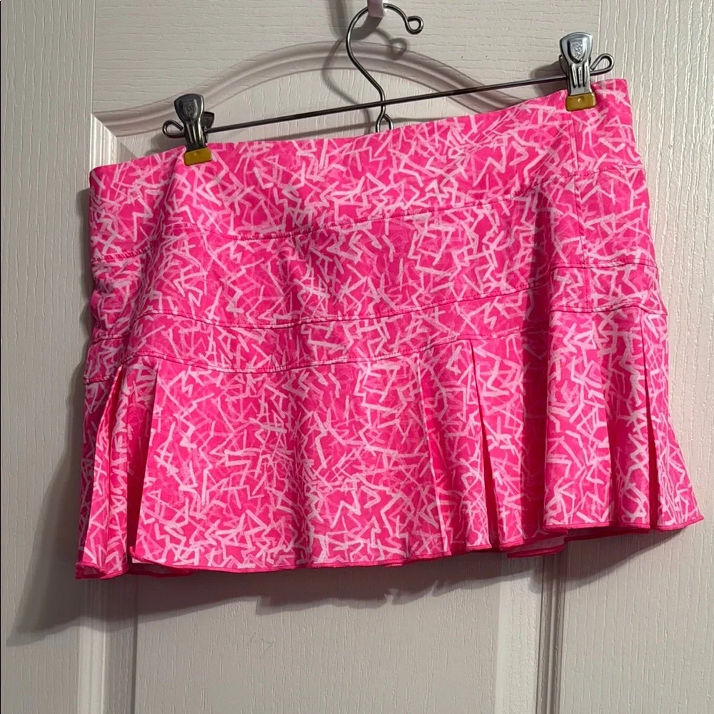 Nike Victory Neon Pleated Micro Mini Tennis Skirt Coquette Preppy Athleisure